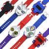 Anime Ultraman Kids Watches Children Watch Toy Cute Cartoon Clock Birthday Gifts