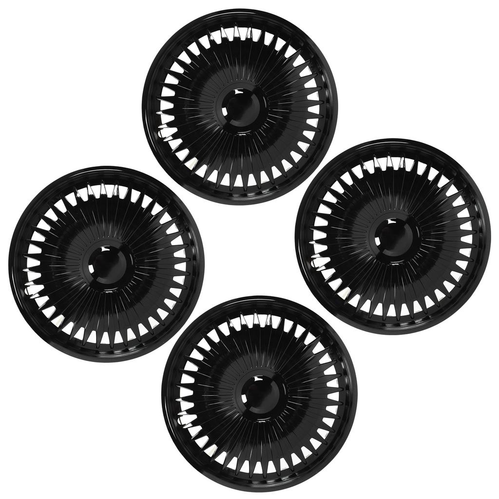 4 buc Calotă Roată 16in Negru Acoperire Completă Protecție Jantă Garnitură Rezistență Ridicată pentru RAV4 Corolla Octavia