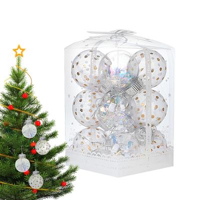 Christmas Ball Ornaments Shatterproof Hangable Decoration Balls For Tree For Shopping Mall Bedroom Window Store Home Holiday