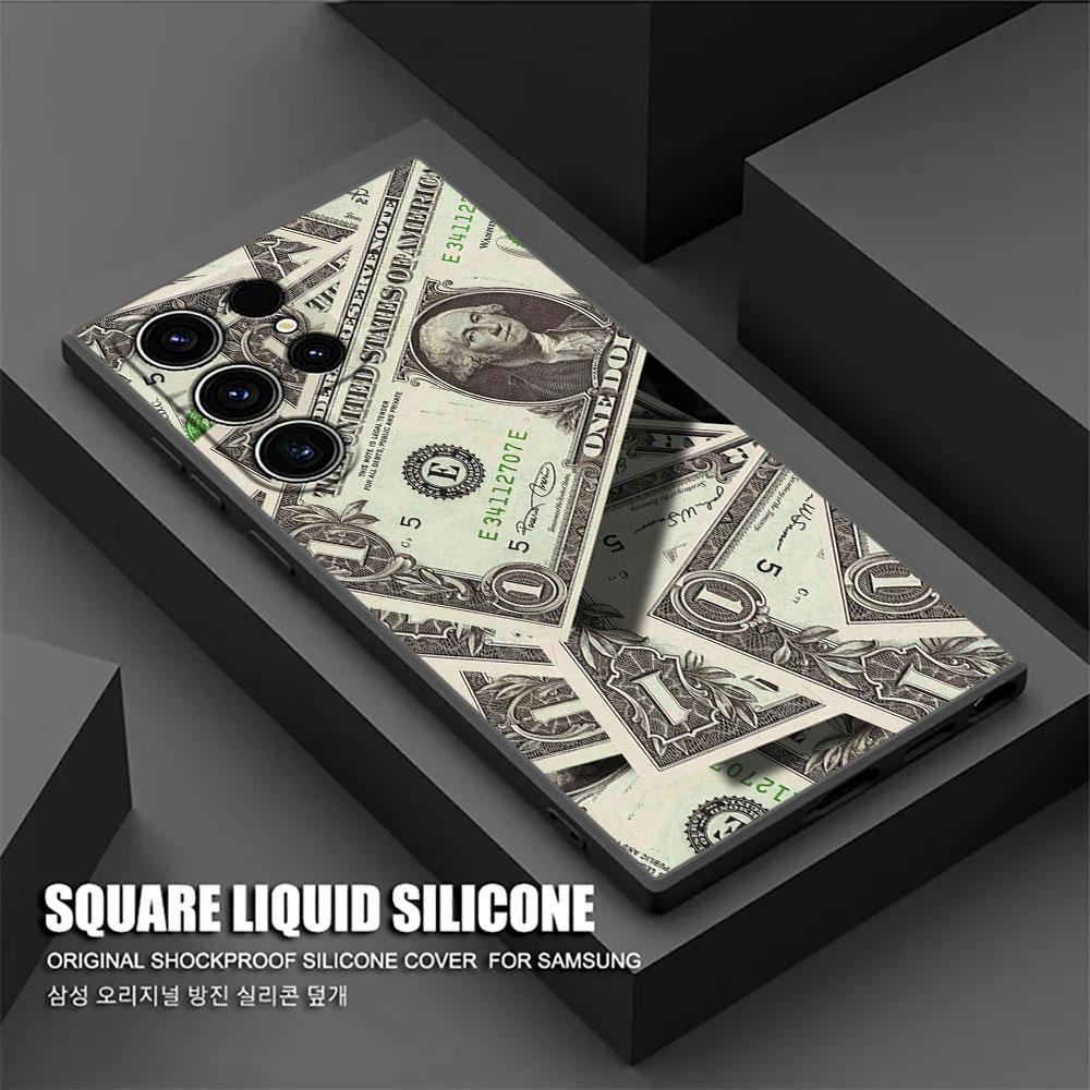 Cash Dollars Pictures Printing S26Ultra Case For Samsung Galaxy S26 S25 S24 S23 S20 S21 FE S22 Ultra Plus Cases Soft Phone Cover
