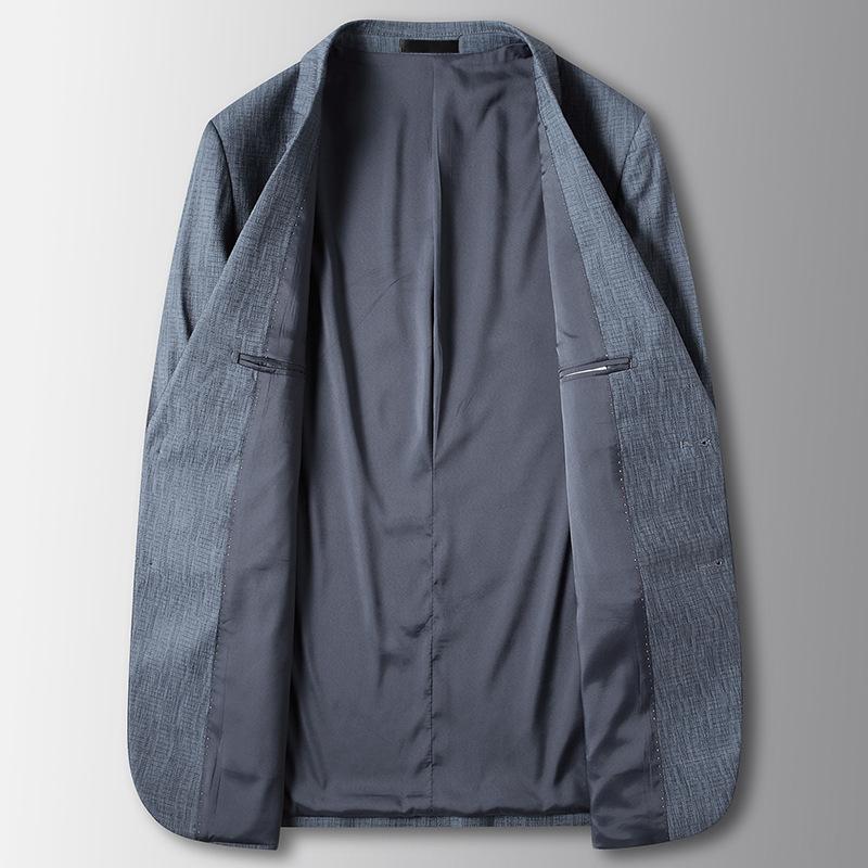 Spring and Autumn Light Luxury Business Single West Middle-aged and Young Solid Color Single-breasted Trendy Suit Jacket