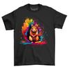 Squirrel Paint Drip Design T-Shirt Mens Womens Tees Top - Colorfully Hilarious! Funny T-Shirt Mens Womens Tees Top, Unisex