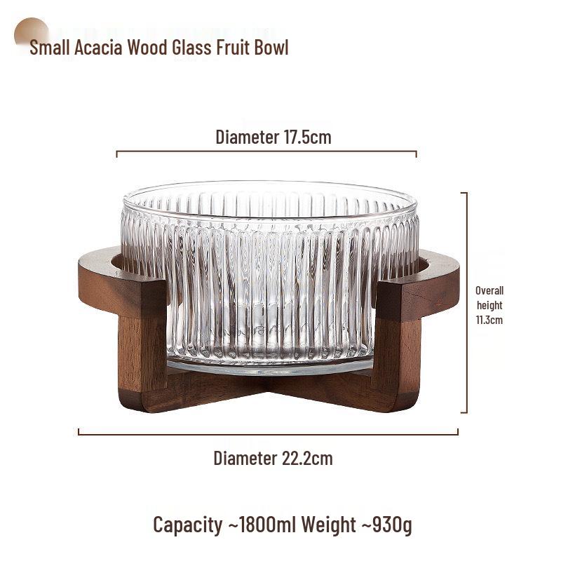 Japanese Glass Fruit & Salad Plate for Home