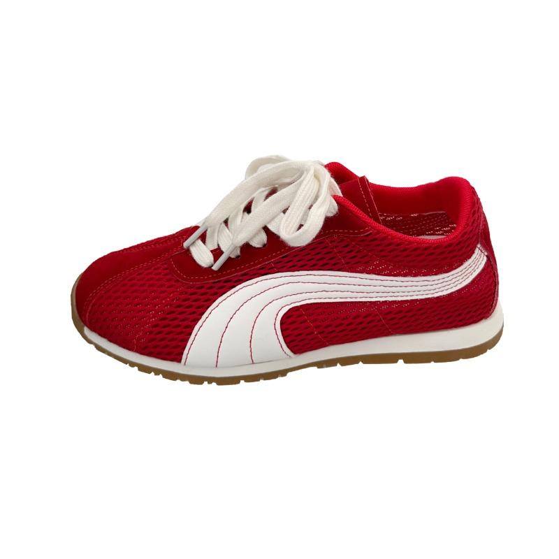 Fashion Shoes Female 2025 Brand Lace-up Women's Vulcanize Shoes Fashion Color Matching Casual New Mesh Comfortable Breathable Sneakers