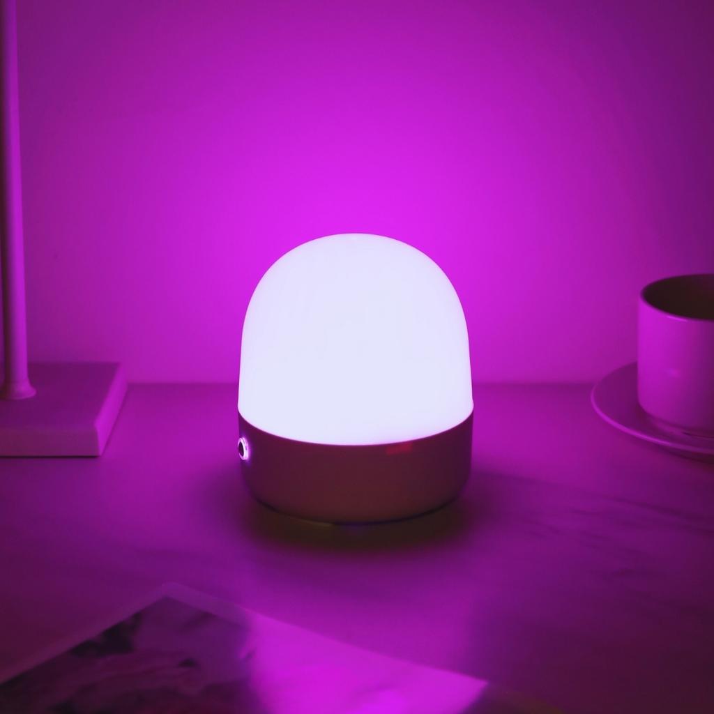 Dimmable touch light rechargeable remote control night light RGB16 color/tri color desk lamp bedroom living room ambient light