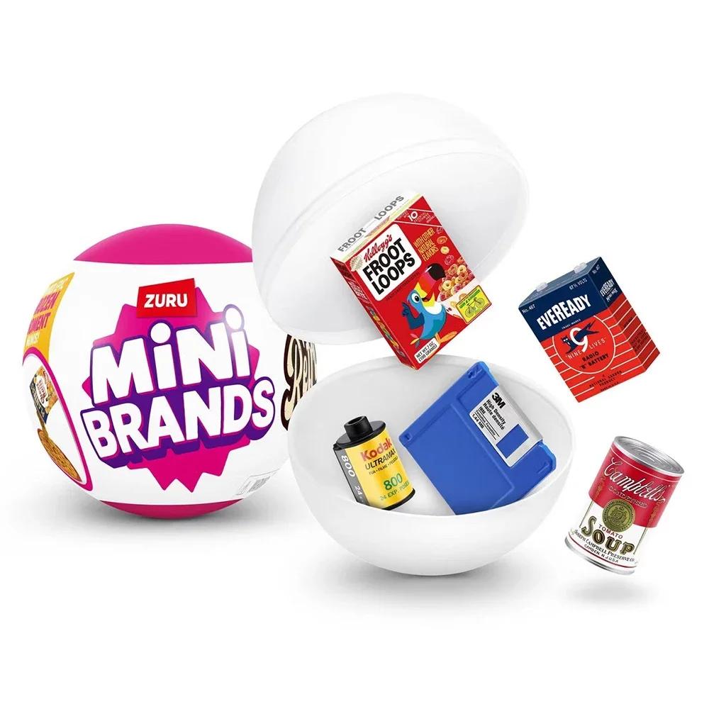 Jucărie Surpriză Zuru My Mini Brands Figurină Alimente pentru Bebeluși Kawaii Jucării Miniaturale Cutie Misterioasă Blind Box Original Colectibil Cadou Copii Jucării