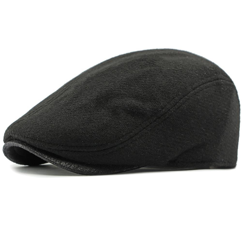 HT4941 Mens Berets Women Autumn Winter Wool Beret Hat Male Female Ivy Flat Cap Vintage Artist Painter Hat Adjustable Beret Cap