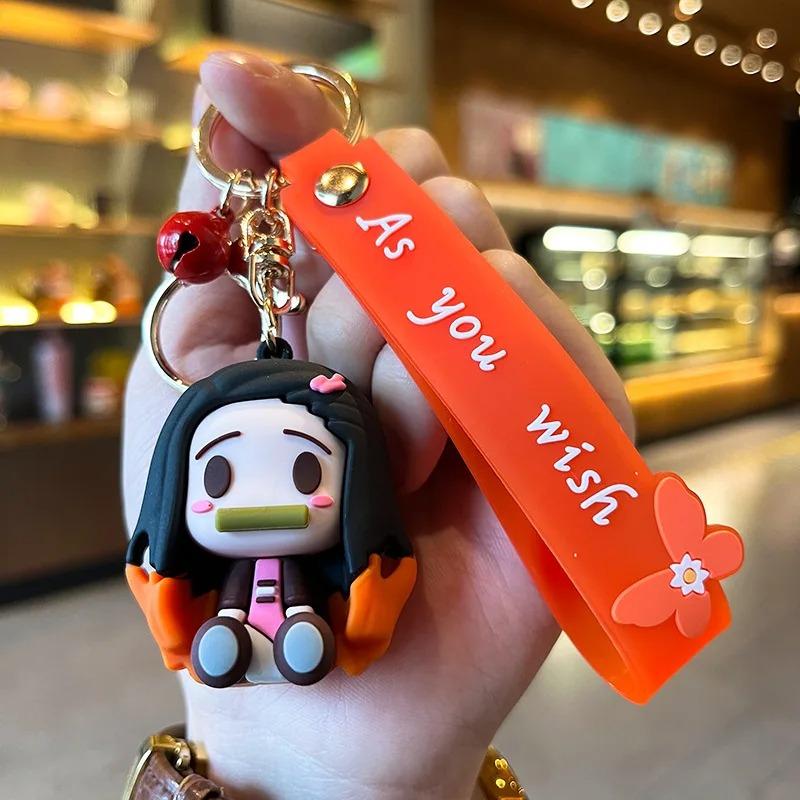 

Аниме Клинок, рассекающий демонов Kimetsu No Yaiba Ренгоку Кёджуро Фигурки Брелок Версия Модель Подвеска Игрушка Подарок Q ПВХ кавай Позаable Артикулированный Масштаб