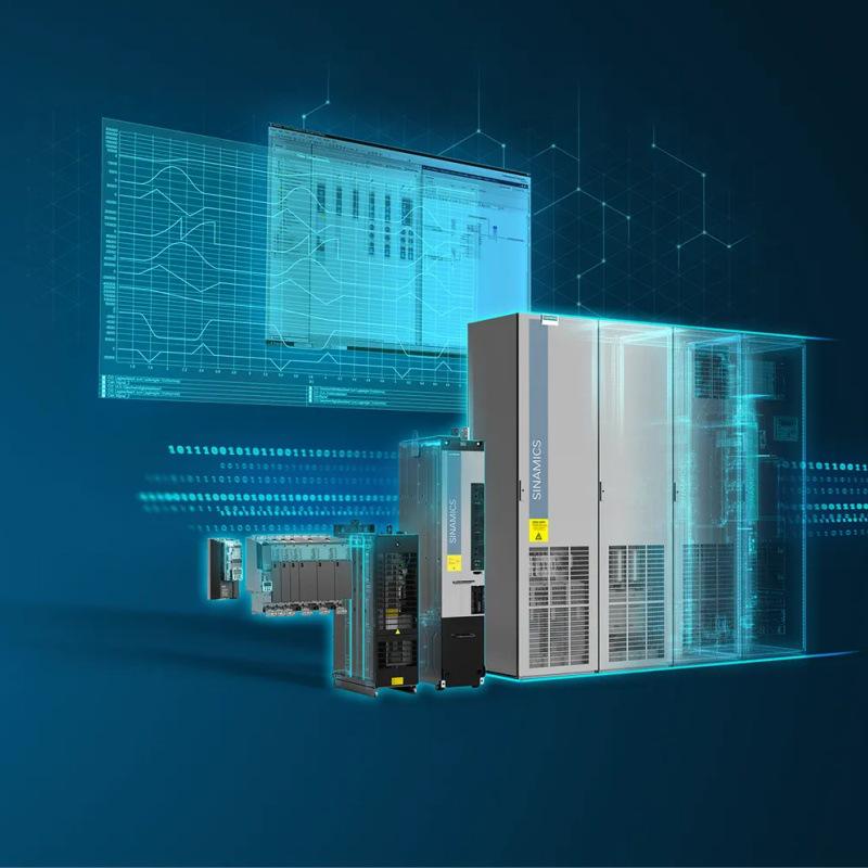 Siemens S120 Dual-Axis Motor Module, Input 600V DC, Output 3AC - 6SL3120-2TE13-0AA3