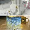 Romantic Tulip Flower Box Handmade Led Tulip Night Light DIY Material Package Bed Desktop Ornament Mirror Box Living Room Decor
