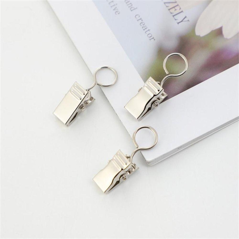 50 Pcs Sturdy Iron Drapery Hook Durable Curtain Hook Clips Stainless Steel Curtain Clips  Window