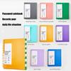 A6 Spirals Notebook Password Book Address Book with Alphabets Index Diary Writing Pad Office School Supplies for Home