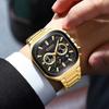 CURREN Quartz Watch Men Luxury Calendar Waterproof Business Wristwatch Luminous Big Dial Fashion Man Watch