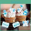 Themed Elephant Blue Confetti Baby Shower Party Desktop Decoration Prop Throwing