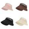 Summer Wide Brim Straw Hat With Sun Protection For Beach Vacation And Relaxation