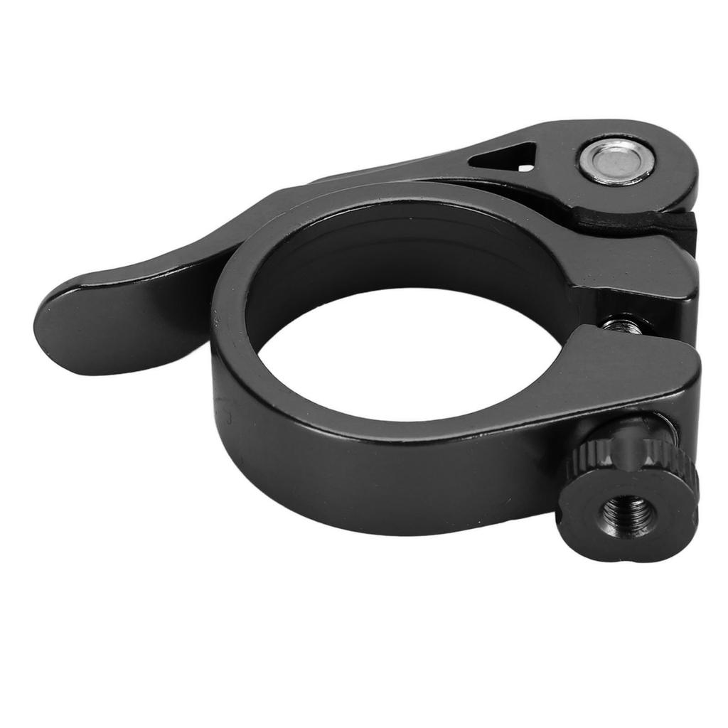Bike Seatpost Clamp Professional 34.9mm Aluminum Alloy Lightweight High Strength CNC Machined Quick Release   Seatpost Clamp