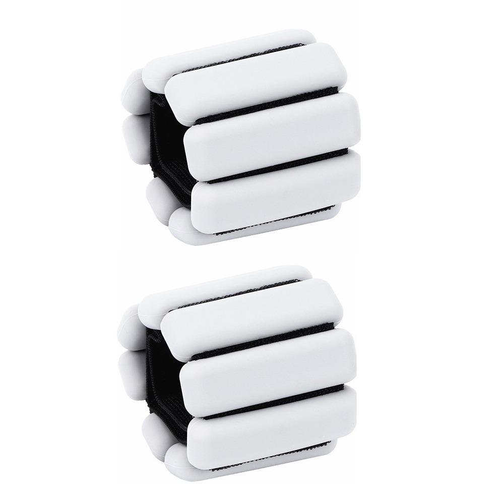 

1 пара регулируемых утяжелителей на запястье 1/2 фунта кольцо для йоги с гравитацией ремешок с утяжелителями для лодыжек и запястий фитнес 1lb белый