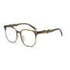 Finished Prescription Myopia Glasses Brand Designer Oversized Square Women'S Eyeglasses Anti Blue Light Diopter Glasses Minus -2