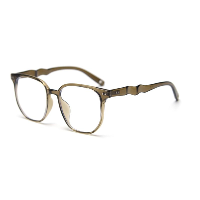 Finished Prescription Myopia Glasses Brand Designer Oversized Square Women'S Eyeglasses Anti Blue Light Diopter Glasses Minus -2