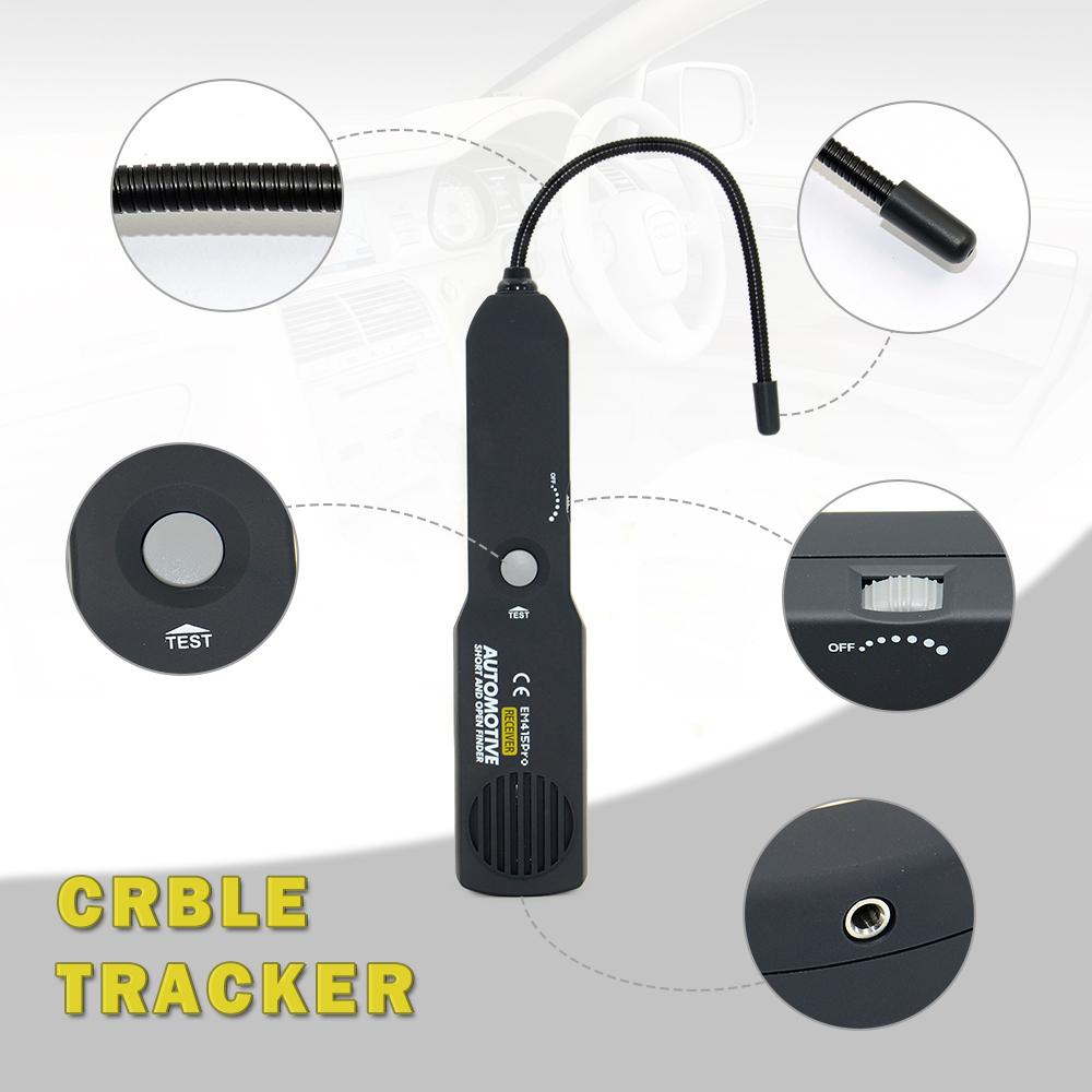 Universal EM415PRO Automotive Cable Wire Tracker Short & Open Circuit Finder Tester Car Vehicle Repair Detector Tracer 6-42V DC