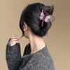 1PC Temperament Retro Style Embroidery Butterfly Scratch Clip Female Medium Back of Head Half Tie Hair Shark Clip Hair Accessori