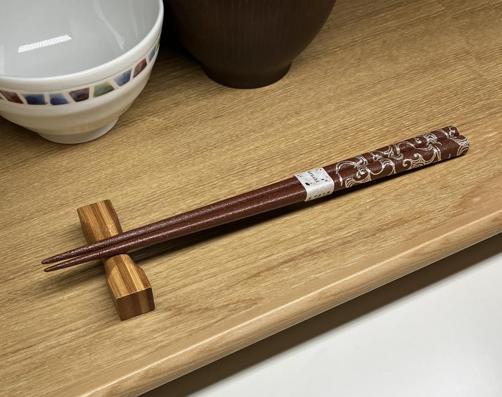 Hashimoto Kosaku Lacquerware Shop Silver Wave Wajima Urushi Dry Lacquer Paulownia Wood Made In Japan with Natural Gift Chopsticks, Finish, Box,