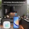 DC 5V Gas Alarm CO Carbon Monoxide Detector WIFI Combustible Gas Detector Type C Interface Features 1.4-inch TFT Screen