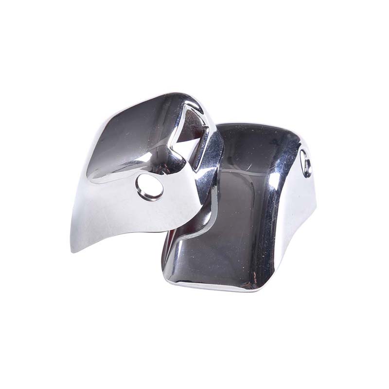 

For Fiat 500 2011-2015 Chrome Front Windscreen Windshield Washer Head Water Spray Nozzle Wiper Water-jet Cover Trim Accessories