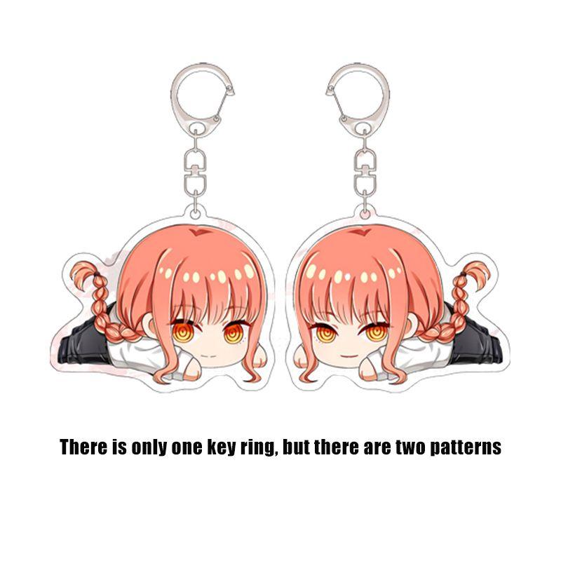 

Брелок Человек-бензопила Акриловый Двусторонний Рисунок Брелок Подвеска для Сумки Подарки Ребенок Makima