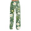 Womens Pajama Pants Sleepwear Casual Drawstring Elastic Waist Pants Comfy Straight Yoga Loose Trousers