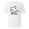 Pew Pew Print T-Shirt 100% Baumwolle Sommer-T-Shirts Für Männer Frauen Oversize Lässige Oberteile