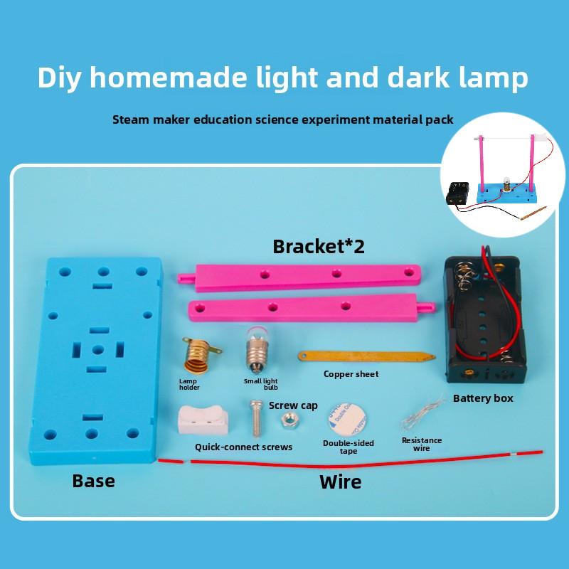 

Diy Science Experiment Kit With Light And Dark Lamp For Student Learning