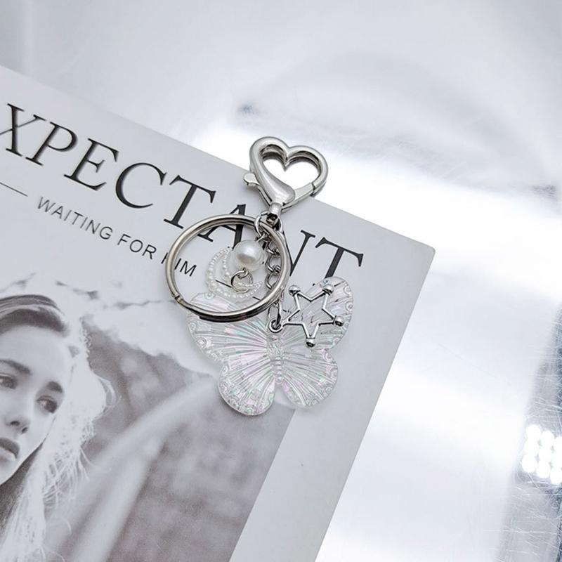 Phone Lanyard Cute Star Charm Phone Strap Backpack Charm Sweet Cool Y2K Keyring