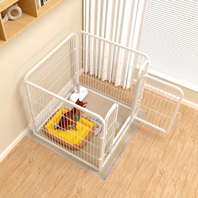 Foldable Dog Fence & Bed for Small to Medium Breeds - Corgi, Teddy, Bichon