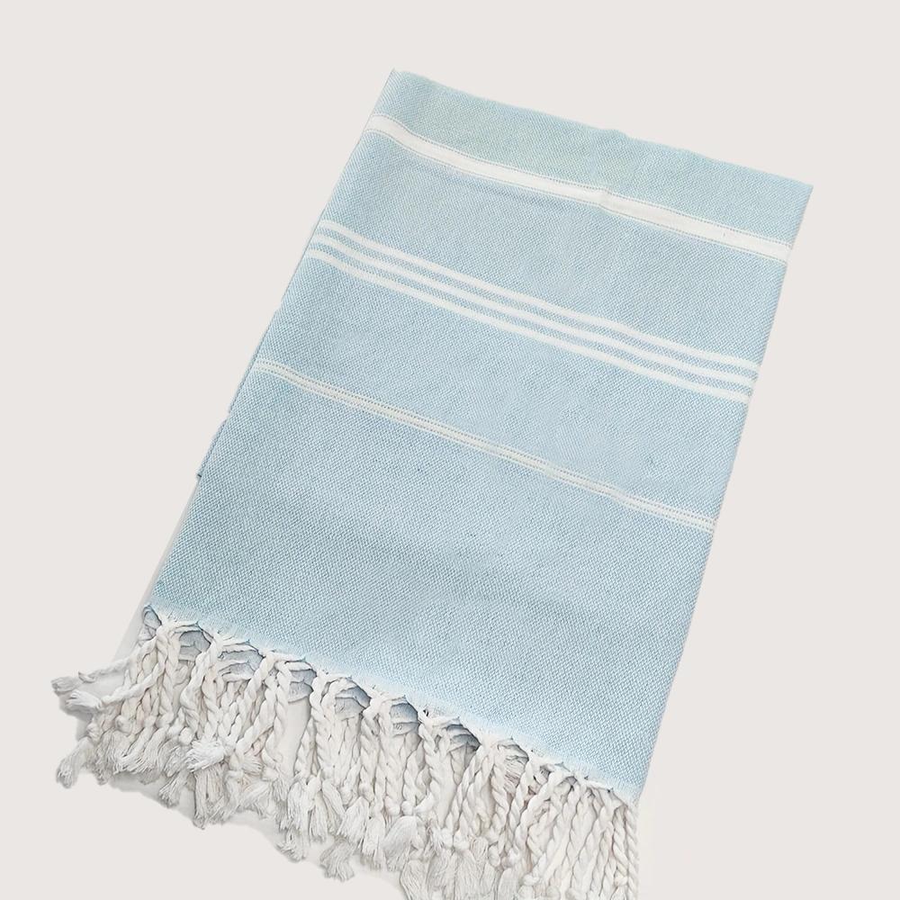 Turkey Beach Towel Shawl Striped Tassel Oversized Bath Towel Absorbent Quick-Drying Outdoor Seaside Sand-Free