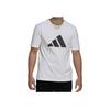 Adidas Round Neck Pullover Slim Fit Short Sleeve T-Shirt Men Tops White GR4111