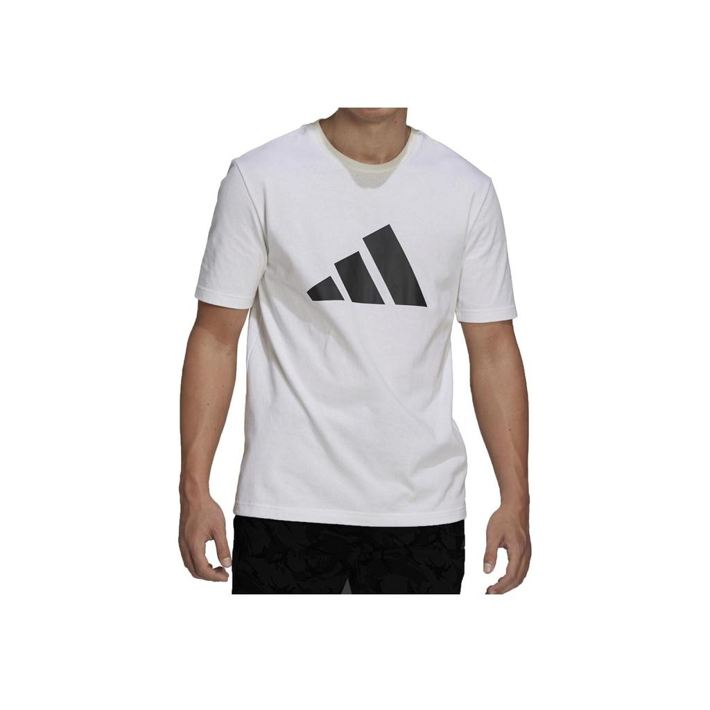 Adidas Round Neck Pullover Slim Fit Short Sleeve T-Shirt Men Tops White GR4111