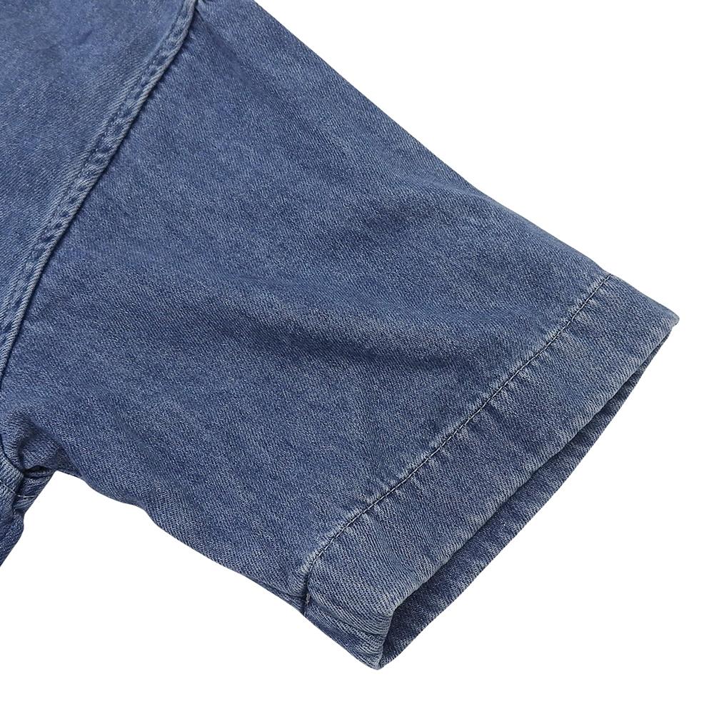 MARNI Excellent condition indigo denim bowling shirt, 100% cotton, men's, blue, size 44, CUJU0017IS USCV22 tops 44 blueUsed