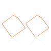 Design Geometric Chic Alloy Earrings Fashionable And Modern Statement Jewelry