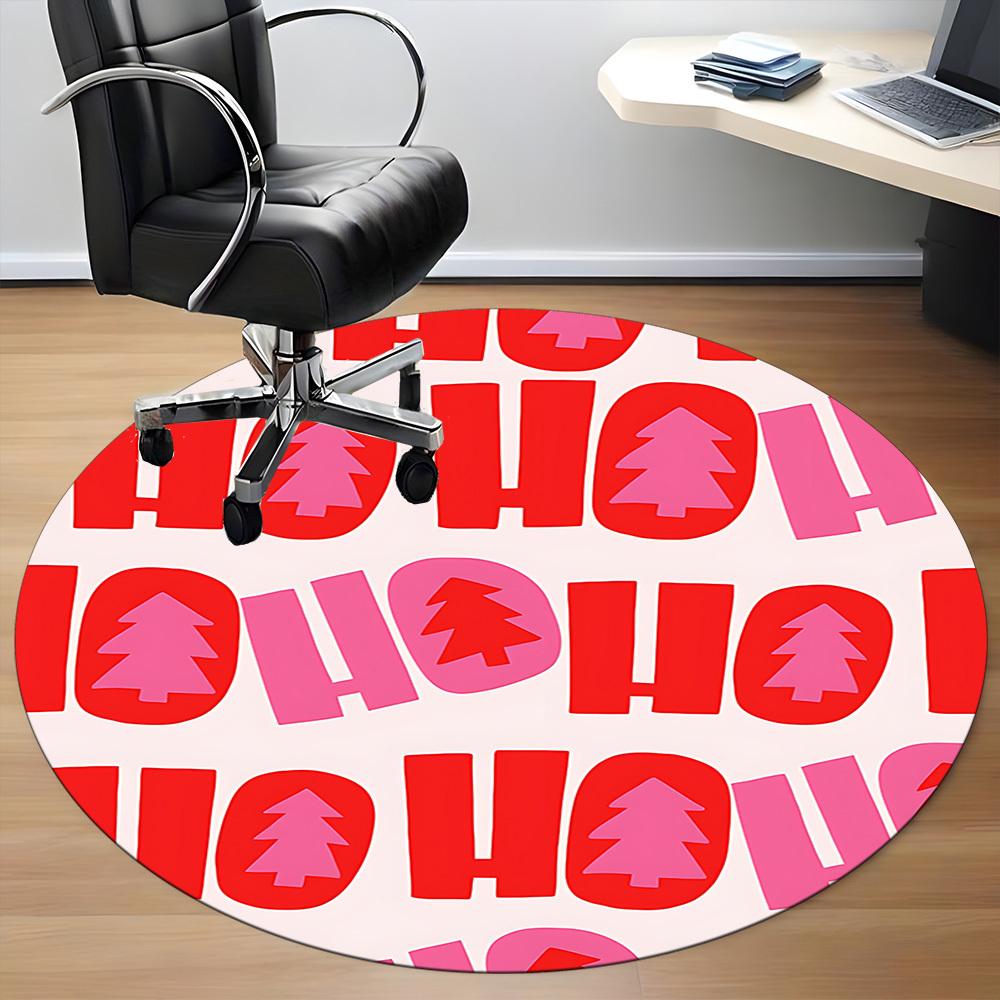 

1pc HoHoHo Chair Carpet for Office, Perfect for Office, Holiday Party Decoration Choice yy260314008 80cm by 80cm