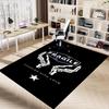 1pc FRAGILE EXPRESS Home Office, Durable Polyester Floor Mat with Easy, Office Decor, Urban Style, Nonslip Backing, Highquality Fabric