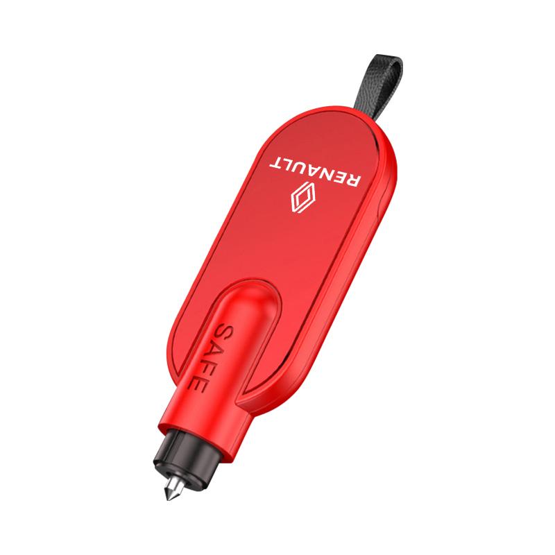 

Колпаки на колеса Автомобильная безопасность Молоток для разбивания стекол Резак для ремней безопасности Аварийный инструмент для побега Для Renault Clio Kadjar QM6 Scenic Koleos Megane