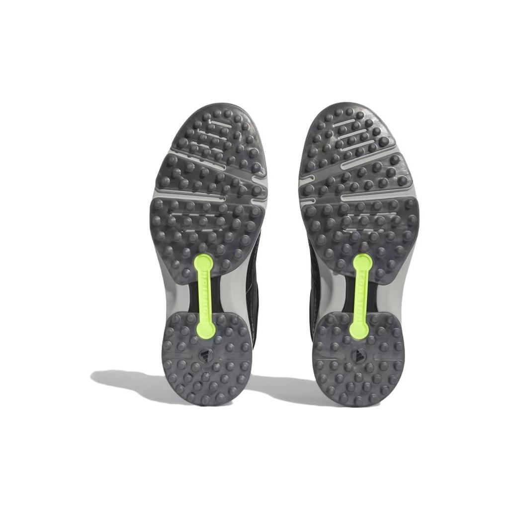 New Adidas MC80 Spikeless Golf Core Black Dark Silver Metallic Grey Two ID0226