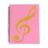 Waterproof Music Binder Spiral-Bound Document Folder Document Holder Sheet Music Folder  Home