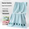 Thick Bamboo Fiber Jacquard Towel Set - Soft, Absorbent, Perfect for Baths, Beach, and Face Wash
