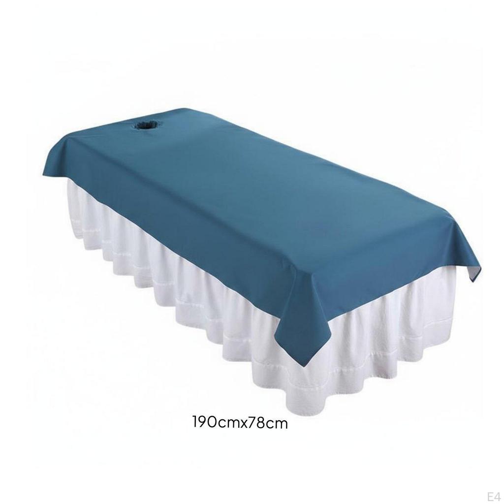 OilResistant Beauty Salon Bed Cover SkinFriendly Water Resistant Massage Table Sturdy