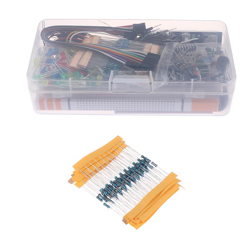 Elektronik-Komponenten Basis-Kit Mit 830 Lötpunkten Breadboard Kabel Widerstand