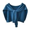 Korean Cashmere Wool Knit Women Fake Collar Shawl Summer Air Conditioned Shoulder Protect Cervical Spine Thicken Warm Scarf Q36