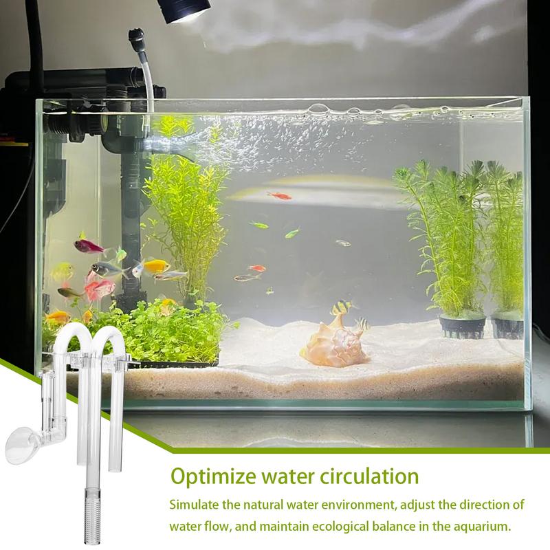 Aquarium Filter Inlet And Outlet Aquarium Water Pipe Fittings Fish Tank Strainer Device External Filtering Replacement