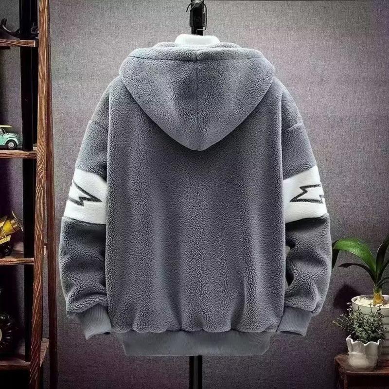 Men's Autumn Trendy American Baseball Jacket – High Street Loose Fit Sports Coat for Couples